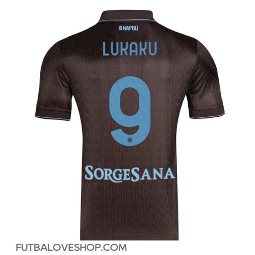 Dres SSC Napoli Romelu Lukaku #9 Tretina 2025-26 Krátky Rukáv